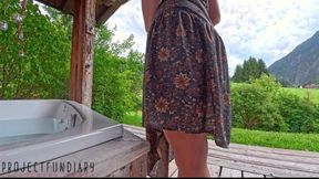 hot barefoot hippie girl risky outdoor fuck ends with in cum dripping pussy squirt - projectfundiary