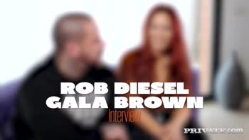 Gala Brown & Rob Diesel's Sizzling Latin Affair: Deepthroat, Blowjob & Cumshot
