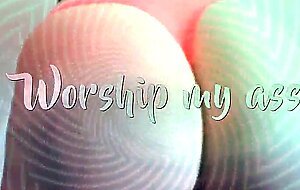 Watch my big ass in this used panties sissyboy