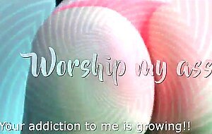 Watch my big ass in this used panties sissyboy