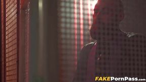 Bearded priest Jonny Oblong blessed my sacred pussy with his throbbing cock