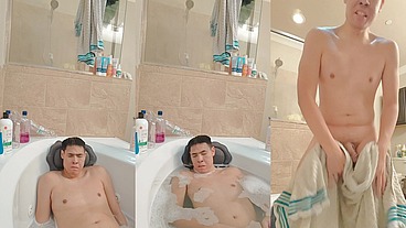 Undressed Got Knocked Exhausted While Bathing Long day