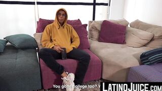 LatinoJuice.com - Stud Latino Jared Nyson masturbates befored cock riding POV