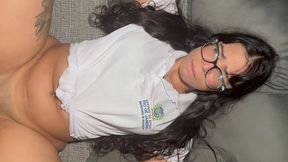 dei pro meu professor e levei gozada dentro.