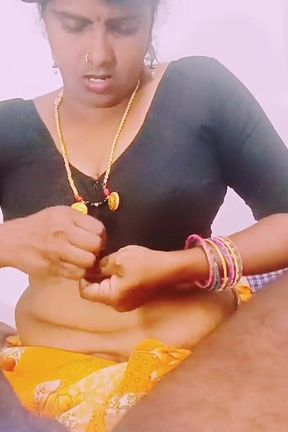 Indian Saree Stepmom and Stepson Hardcore Fucking Telugu Dirty Talks.