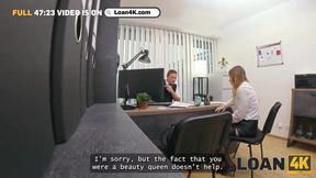 Maya's Office Encounter: A Steamy Surprise with a Bank Worker!