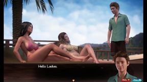 Naughty poolside fun with seductive Mommy