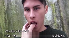 Young Latino Twink Paid Sex With Gay Filmmaker Outdoors