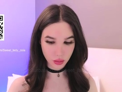 Cute brunette amateur babe sosha masturbating