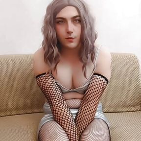 Top Short Sexiest Parts Of Me Crossdresser Sissy Slut White Big Butt Booty Shemale Ladyboy Femboy