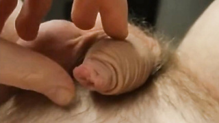 Youngster Plays With His Puny Uncircumcised Trouser snake on Web cam