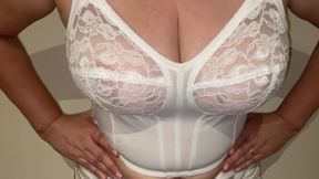 Vintage Bra Fetish: You're dying for me to get my big naturals out, but you just have to wait!!!
