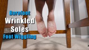 Barefoot Under Chair Wrinkled Soles Foot Wiggling - Kylie Jacobsx - WMV 1080p HD