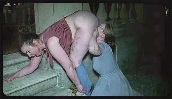 Moonlit Lesbians' Luscious Licking