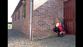 Or teenoutdoor posing and peeing #1 - transgender edition