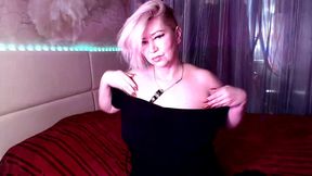 aimee hot milf - merciless to her own tits and sweet wet holes.!.))