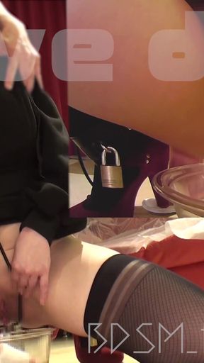 Thrilling moment from &quot;Anal hook &amp; crotch rope: Tomato squirts from pussy, blowjob squirting orgasm. (Full video at fapHouse)&quot;