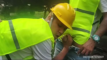 The workers worked hard today  They called their friend for an orgy at lunchtime, and dessert was lots of milk on their butts and in the middle of the train tracks and wagons  Part I (Teaser)