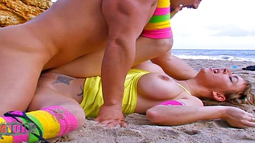 Some workout at the beach!