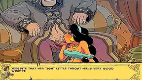 Sexy Princess Jasmine Rides Genie's Dick In Uncensored Anime Adventure