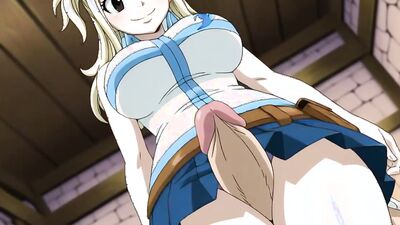 Lucy Heartfilia, the anime cosplay MILF, gets wet and wild in Naruto's Big Tits Adventure