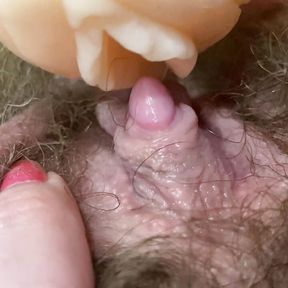 Hardcore Huge clitoris orgasm extreme closeup vagina fuck