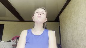 Sick Woman Cough Obsession