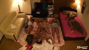 Hot Japanese Girls Ride Cock Like Powerful Warriors In Bed