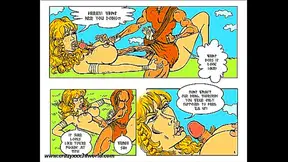 Horny Teen Anime Threesome With Big-Busted MILF In Crazy XXX World
