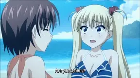 Stepdaughter Teases Demonic Stepfather with Steamy Blowjob on Paradise Shore