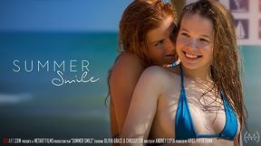 Watch These Gorgeous Beach Babes Enjoy Passionate Lesbian Sex With Chrissy Fox And Olivia Grace