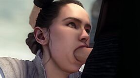 Delicious Oral Creampie For Rey Skywalker