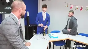 X-mas Eve Boardroom Play (slutty)