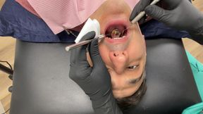 Nurse Bunny Checks Dr. Canada's Teeth Multi Angle