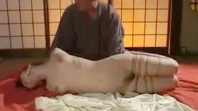 Straight and tied is having bondage sex indoors