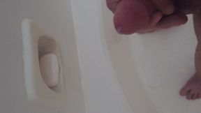 Cumming in shower. Felt good