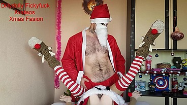 Marry Christmas Edition Sex doll fuck Gay POV production