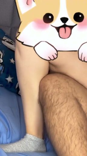 My Indian roommate fucks me hard in doggy style then pulls my hair while I fuck in doggy style while sucking his dick   Clip 2