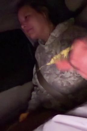 Sneaky Foreplay During Car Ride and Wild Sex at the Hotel