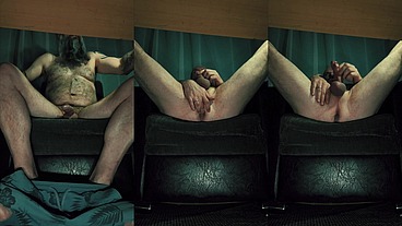 Horny dad home alone