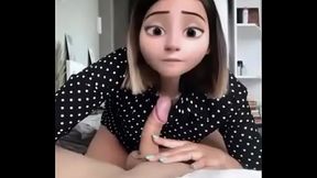 Best friends fuck and film it on camera with disney princess filter