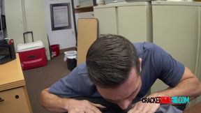 Straight Dude Is Subdued Into Sucking The Directors Massive Cock