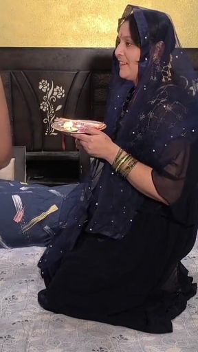 happy rakshabandhan step sister waiting for elder step brother for sex enjoyment   Clip 1