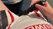 Tease and Cum In Wrestling Singlet