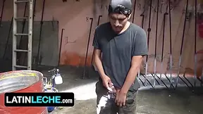 Straight Latino Sucks The Uncut Dick Of A Stranger And Takes It Bareback From Behind