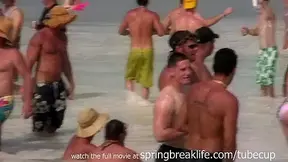 SpringBreakLife Video: Topless Twins In The Water