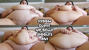 SSBBW Close Up Belly Jiggles (AVI)
