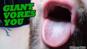 GIANT VORES YOU - Wolfgang White - Close Up Male Domination