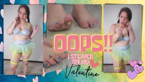 Oops!! I Stepped on My Valentine!!