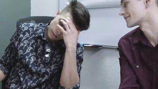 "Think Of Me As Your Boss - Office Threesome With Twins And Their Hot Assistant"